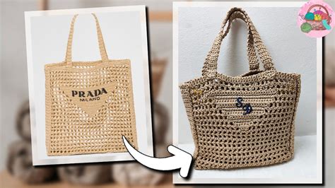 borsa uncinetto tipo prada|Come realizzo la BORSA PRADA all' uncinetto .